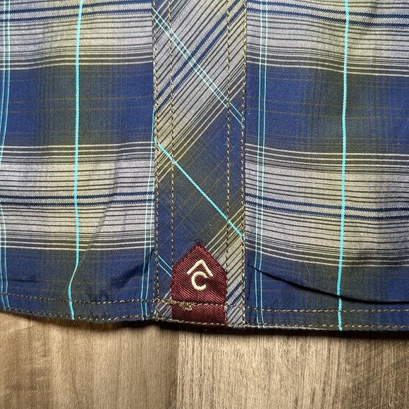 Rafter-C Red Dirt Collection Western Long Sleeve Pearl Snap Button Shirt - XL - Picture 5 of 8